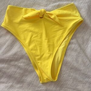 Aerie high cut cheeky bottom with tie waist